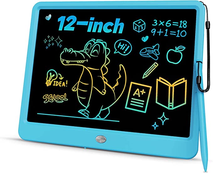 10 Inch LCD Writing Tablet Toddler Doodle Board Drawing Pad, Electronic  Drawing Board with Lock Function for Kids and Adults at Home, School and  Office Blue 