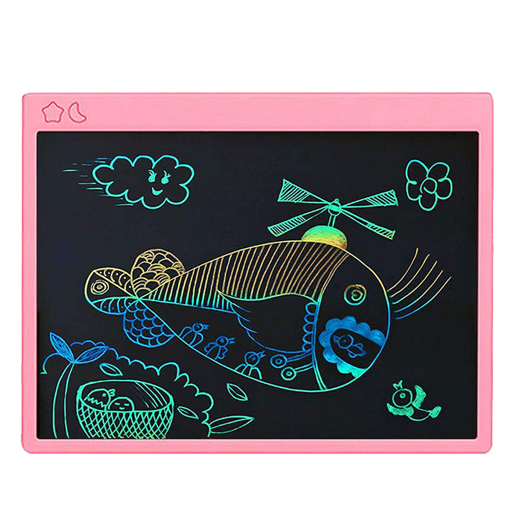 Proffisy 16 Inch Rechargeable Colorful LCD Writing Pad(Pink)