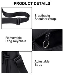 Men's Shoulder Bag K00089, ARCTIC HUNTER AH Messenger Bag for Men